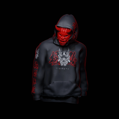 Goku Aku Ultimate Evil Oni Hoodie