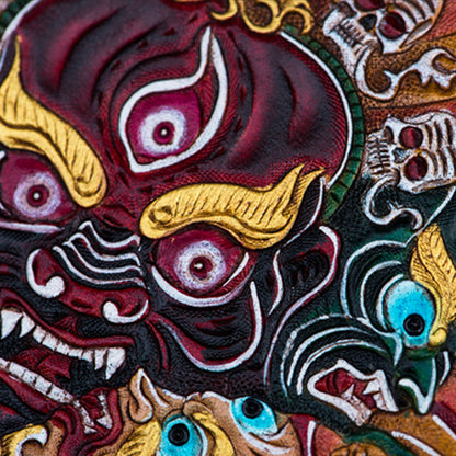 Hundred Ghosts™ Irezumi Japanese Leather Cardholder