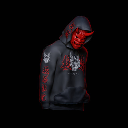 Goku Aku Ultimate Evil Oni Hoodie