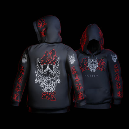 Goku Aku Ultimate Evil Oni Hoodie