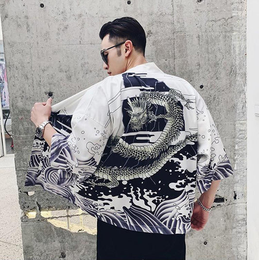 Sea Dragon Kimono Shirt