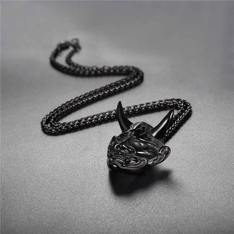 Demon Skull Pendant Silver Satanic Skull Necklace 925k Sterling Demon Skull Charm  Horn Pendant for Man Occult Baphomet Satanic Necklace Gift - Etsy